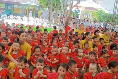 TRƯỜNG MẦM NON HẢI ĐƯỜNG TƯNG BỪNG NGÀY HỘI ĐÊN TRƯỜNG CỦA BÉ NĂM HỌC 2025-2026
